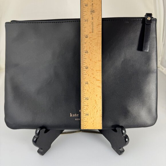 Kate Spade “POP, FIZZ,CLINK!” Zipper Pouch Cow Leather - Picture 10 of 11